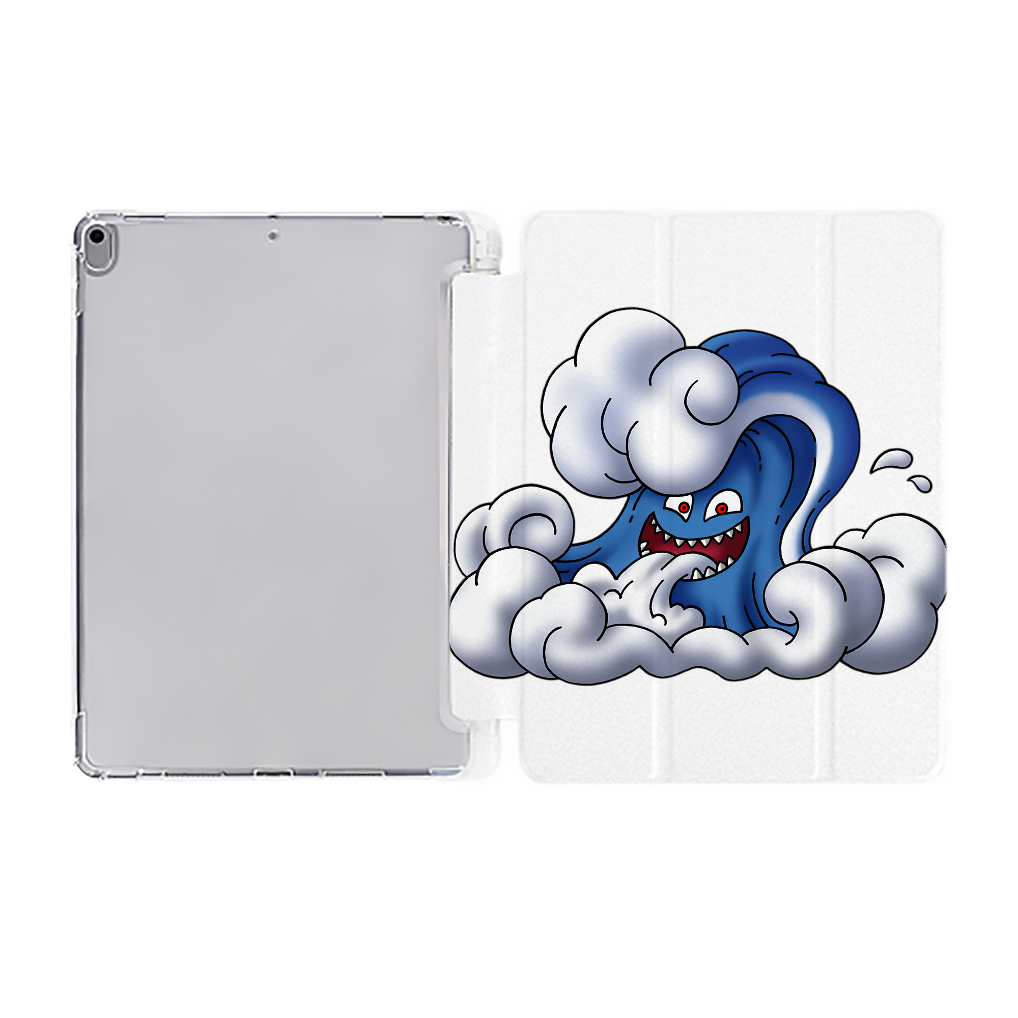 （画像用） ドラゴンクエスト Doragon Kuesuto Dragon Quest IPad ケース ペン収納付き 三つ折りスタンド PUレザー×シリコン 対応機種9.5/10.5/10.9インチ